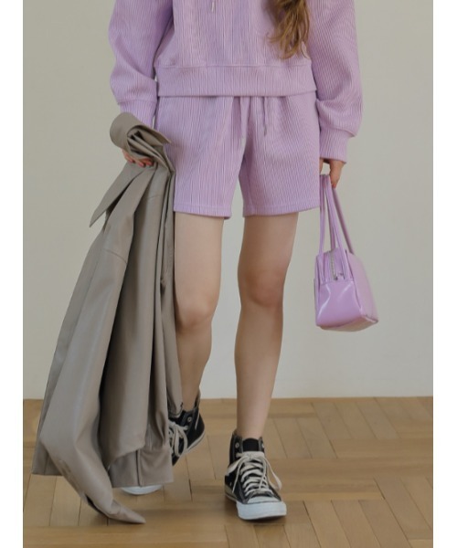 AMAIL(アマイル)の「Skipper bulky halfpants(その他パンツ・レディース・グレー/ラベンダー・FREE)」の1枚目の写真
