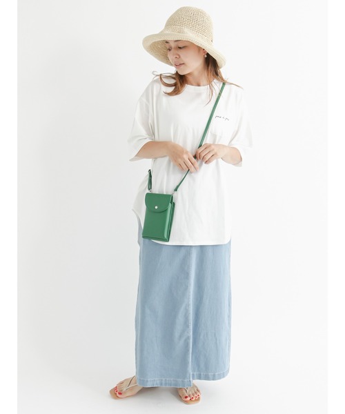 Lugnoncure（ルノンキュール）の「ストレッチデニムスカート（デニムスカート・レディース・ネイビー/ブルー/キナリ・MEDIUM/LARGE）」の10枚目の写真