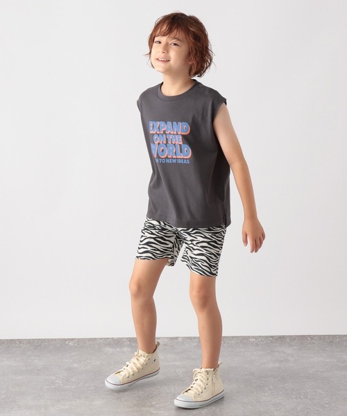 GLOBAL WORK（グローバルワーク）の「シャーベッTEE/グラフィック/キッズ/268999（Tシャツ/カットソー・キッズ・ホワイト/チャコールグレー/オレンジ/ダークグレー/ホワイト系その他2・110cm/100cm/120cm/130cm/140cm/150cm/160cm）」の10枚目の写真