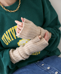 SLOBE IENA | 【WILLIAM BRUNTON/ウィリアム ブラントン】CashmereRIB Plain グローブ(手袋)