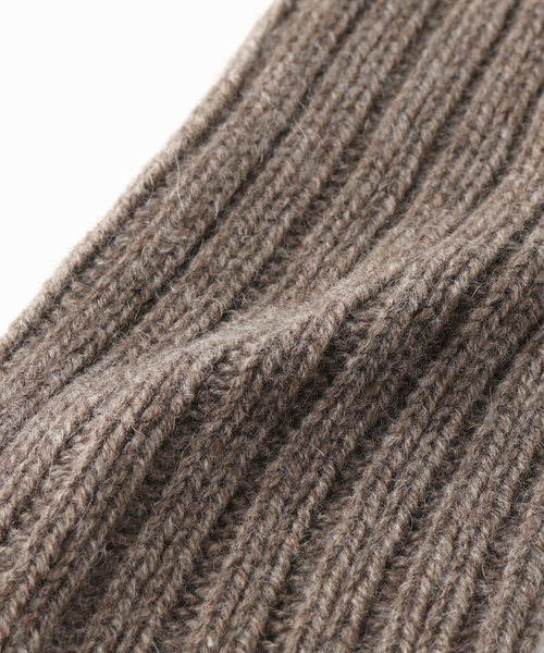SLOBE IENA（スローブイエナ）の「【WILLIAM BRUNTON/ウィリアム ブラントン】CashmereRIB Plain グローブ（手袋・レディース・ブラウン/グレー/ベージュ・FREE）」の22枚目の写真