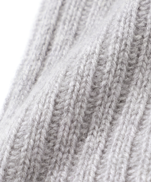 SLOBE IENA（スローブイエナ）の「【WILLIAM BRUNTON/ウィリアム ブラントン】CashmereRIB Plain グローブ（手袋・レディース・ブラウン/グレー/ベージュ・FREE）」の7枚目の写真