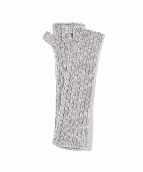 SLOBE IENA（スローブイエナ）の「【WILLIAM BRUNTON/ウィリアム ブラントン】CashmereRIB Plain グローブ（手袋・レディース・ブラウン/グレー/ベージュ・FREE）」の11枚目の写真