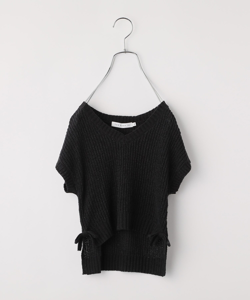 THE SHOP TK (ザ ショップ ティーケー )の「【110-150】サイドリボンベスト(ベスト・キッズ・ナチュラル/ガンメタ・11/12/15 /13/14)」の8枚目の写真