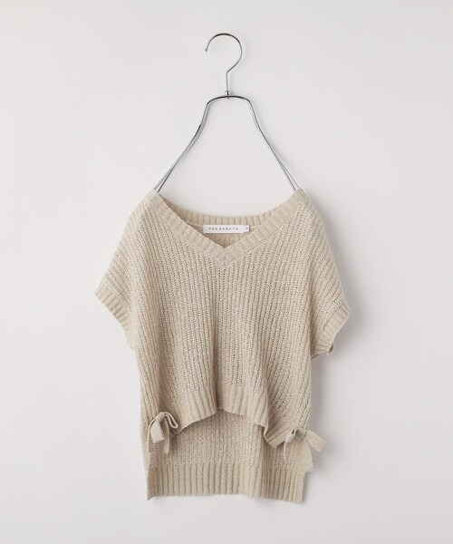 THE SHOP TK (ザ ショップ ティーケー )の「【110-150】サイドリボンベスト(ベスト・キッズ・ナチュラル/ガンメタ・11/12/15 /13/14)」の14枚目の写真