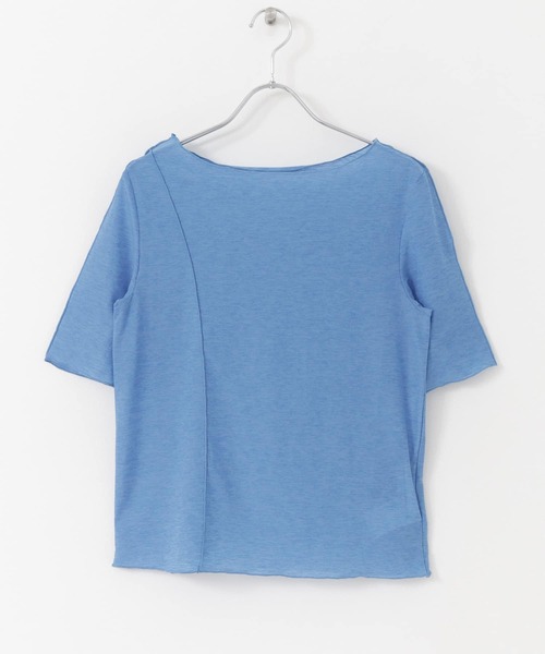 HEYUMM(ヘユム)の「シアーカラフルメロートップ(Tシャツ/カットソー・レディース・ブラック/ブルー/グリーン・ONE)」の6枚目の写真