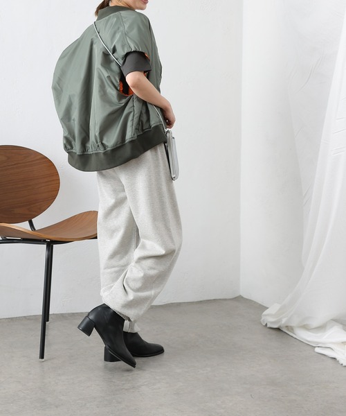 COLONY 2139（コロニートゥーワンスリーナイン）の「セットアップ対応 / 裏毛ロングパンツ（スウェットパンツ・レディース・ブラック/グレー・FREE）」の9枚目の写真