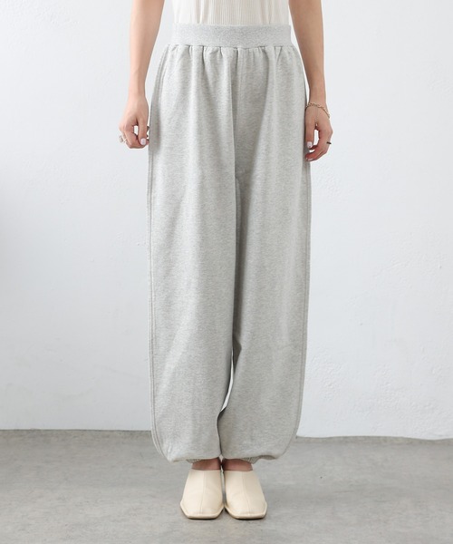 COLONY 2139（コロニートゥーワンスリーナイン）の「セットアップ対応 / 裏毛ロングパンツ（スウェットパンツ・レディース・ブラック/グレー・FREE）」の20枚目の写真