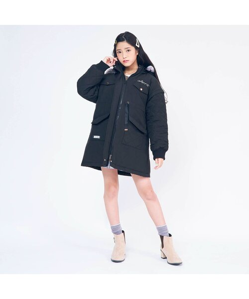 セール】キルト切り替えモッズコート（モッズコート）｜algy（アルジー