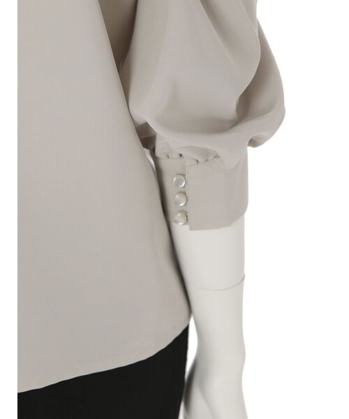 MERCURYDUO（マーキュリーデュオ）の「オープンショルダーシャツ（シャツ/ブラウス・レディース・ブラック/ミント/オフホワイト・FREE）」の12枚目の写真