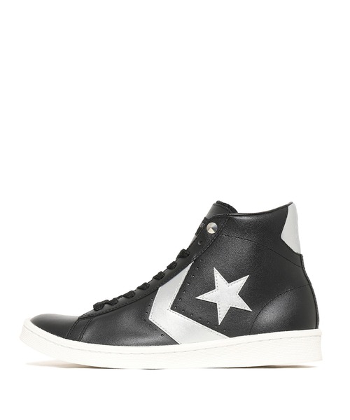 MASTERMIND WORLD(マスターマインドワールド)の「MASTERMIND WORLD×CONVERSE PRO LEATHER HI / MMW(スニーカー・メンズ・ブラック・27/28/27.5/26.5)」の2枚目の写真