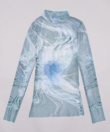 CYCLE（サイクル）の「Cycle/サイクル/Kristina BLUE UTOPIA SECOND SKIN TOPS（Tシャツ/カットソー）」