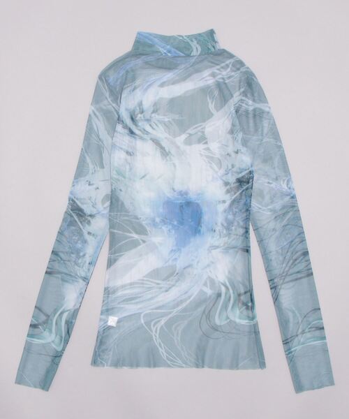 CYCLE（サイクル）の「Cycle/サイクル/Kristina BLUE UTOPIA SECOND SKIN TOPS（Tシャツ/カットソー・レディース・ブルー・F）」の2枚目の写真