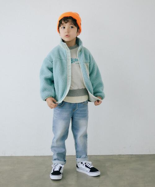 green label relaxing(グリーンレーベルリラクシング)の「TJ タマボア ブルゾン 100-130cm(ブルゾン・キッズ・ライトグレー/ライム/ロイヤルブルー・110cm/100cm/120cm/130cm)」の8枚目の写真