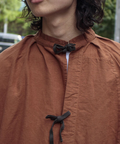 ARMY TWILL（アーミーツイル）の「【ARMY TWILL/アーミーツイル】ミリタリー スモックシャツ（シャツ/ブラウス・メンズ・ダークブラウン/オリーブ・M/L）」の19枚目の写真