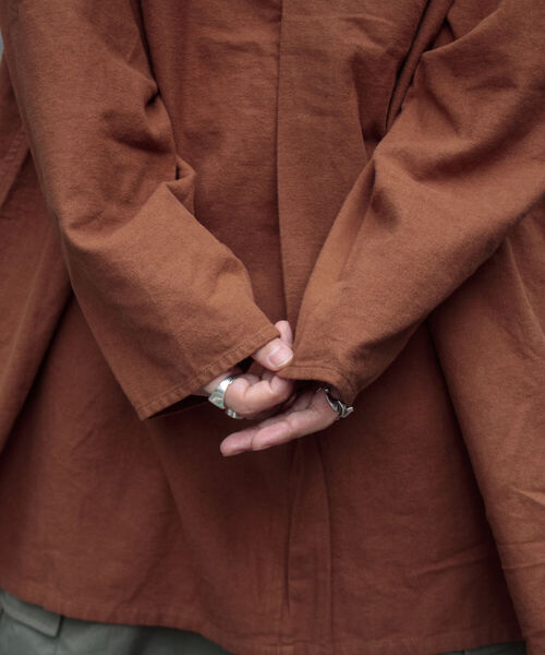 ARMY TWILL（アーミーツイル）の「【ARMY TWILL/アーミーツイル】ミリタリー スモックシャツ（シャツ/ブラウス・メンズ・ダークブラウン/オリーブ・M/L）」の18枚目の写真