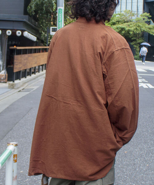 ARMY TWILL（アーミーツイル）の「【ARMY TWILL/アーミーツイル】ミリタリー スモックシャツ（シャツ/ブラウス・メンズ・ダークブラウン/オリーブ・M/L）」の16枚目の写真