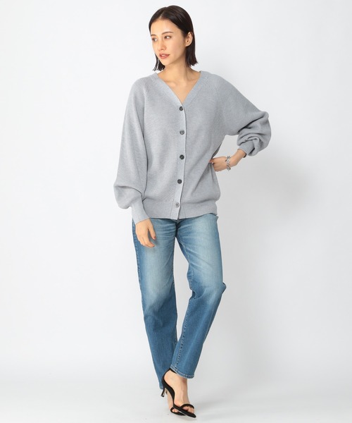 BARNYARDSTORM（バンヤードストーム）の「BARNYARDSTORM / 【WEB限定カラー展開】バイアス2WAYカーデ（カーディガン/ボレロ・レディース・ブラック/グレー/ベージュ/ブルー・0/1）」の17枚目の写真