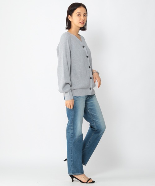 BARNYARDSTORM（バンヤードストーム）の「BARNYARDSTORM / 【WEB限定カラー展開】バイアス2WAYカーデ（カーディガン/ボレロ・レディース・ブラック/グレー/ベージュ/ブルー・0/1）」の8枚目の写真