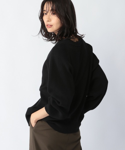 BARNYARDSTORM（バンヤードストーム）の「BARNYARDSTORM / 【WEB限定カラー展開】バイアス2WAYカーデ（カーディガン/ボレロ・レディース・ブラック/グレー/ベージュ/ブルー・0/1）」の6枚目の写真