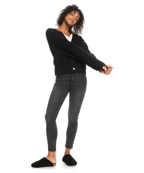 ROXY(ロキシー)の「AMAZING HOURS/ロキシーカーディガン(カーディガン/ボレロ・レディース・ブラック/パープル/オフホワイト・SMALL/MEDIUM)」の14枚目の写真