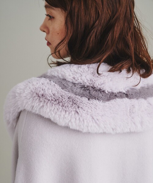 GRACE CONTINENTAL(グレースコンチネンタル)の「フレアリバーポンチョ(ポンチョ・レディース・ブラック/グレー・FREE)」の15枚目の写真