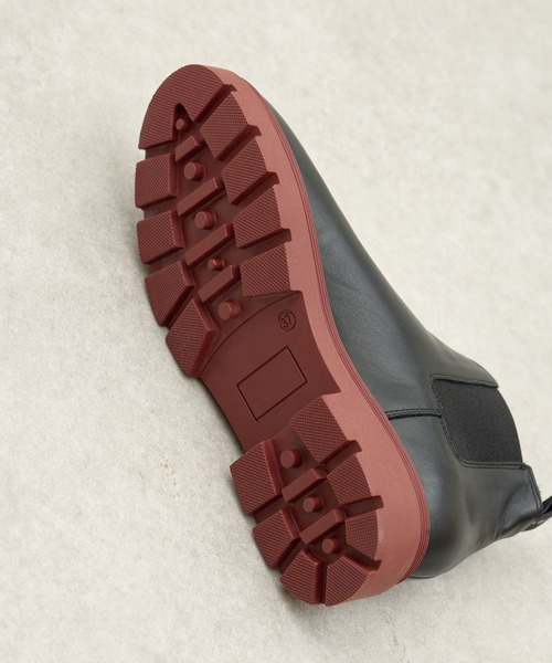 BEARDSLEY（ビアズリー）の「《FABIO RUSCONI・36～40サイズ》サイドゴアブーツ（ブーツ・レディース・ブラック・23/24/25/24.5/23.5/25.5）」の8枚目の写真