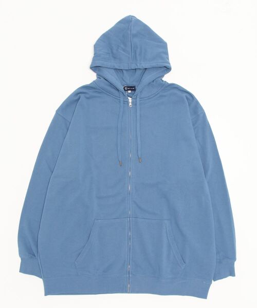 B&T CLUB(ビーティークラブ)の「フルジップ スウェット パーカー(パーカー・メンズ・ベージュ/グリーン系カモフラージュ/ブラック/ワイン/サックスブルー/アイボリー/グレー/グレー系カモフラージュ・X1(3L~4L)/X2(4L~5L)/X3(6L~7L)/X4(8L~9L)/X5(9L~10L))」の12枚目の写真