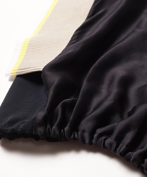 bedsidedrama（ベットサイドドラマ）の「Rib sleeve short blouse（シャツ/ブラウス・レディース・ブラック/ネイビー・2/1）」の15枚目の写真