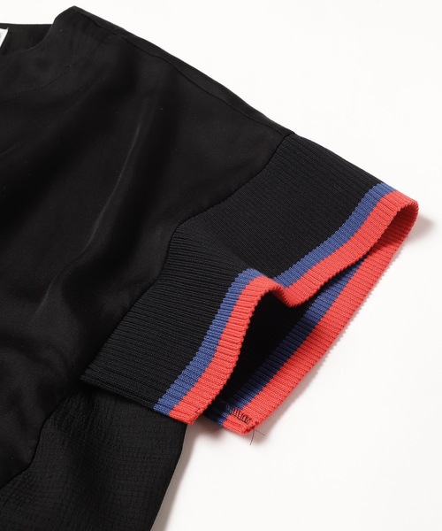 bedsidedrama（ベットサイドドラマ）の「Rib sleeve short blouse（シャツ/ブラウス・レディース・ブラック/ネイビー・2/1）」の18枚目の写真