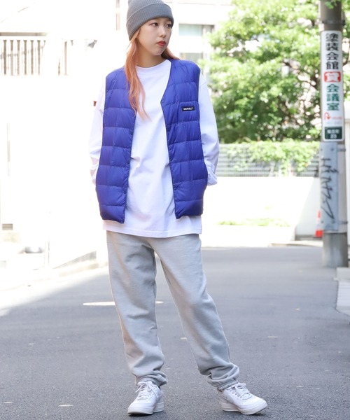 Gramicci(グラミチ)の「GRAMICCI×TAION/グラミチ×タイオン INNER DOWN VEST ダウンベスト(ダウンジャケット/コート・メンズ・ブラック/パープル/ベージュ/カモフラージュ/オリーブ・XL/L/M/XXL)」の8枚目の写真