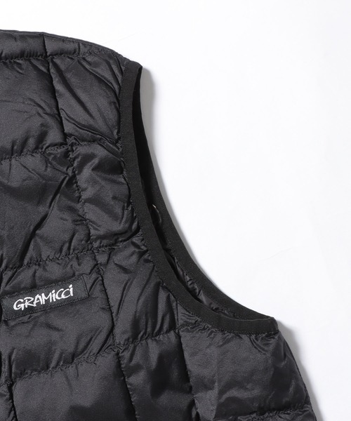 Gramicci(グラミチ)の「GRAMICCI×TAION/グラミチ×タイオン INNER DOWN VEST ダウンベスト(ダウンジャケット/コート・メンズ・ブラック/パープル/ベージュ/カモフラージュ/オリーブ・XL/L/M/XXL)」の21枚目の写真