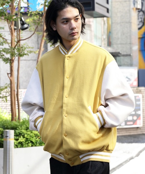 ８(eight)（エイト）の「ライトスタジャン（スタジャン・メンズ・ブラック/パープル/ネイビー/グリーン/マスタード・X-LARGE/LARGE/MEDIUM）」の5枚目の写真