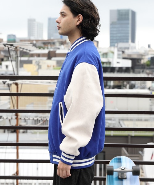 ８(eight)（エイト）の「ライトスタジャン（スタジャン・メンズ・ブラック/パープル/ネイビー/グリーン/マスタード・X-LARGE/LARGE/MEDIUM）」の9枚目の写真