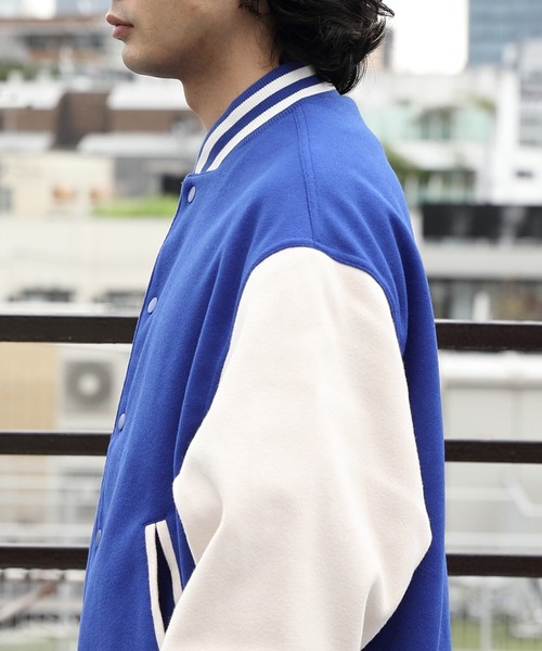 ８(eight)（エイト）の「ライトスタジャン（スタジャン・メンズ・ブラック/パープル/ネイビー/グリーン/マスタード・X-LARGE/LARGE/MEDIUM）」の13枚目の写真