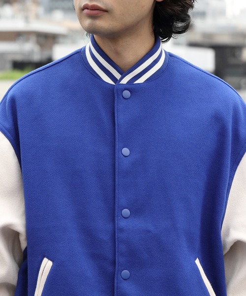 ８(eight)（エイト）の「ライトスタジャン（スタジャン・メンズ・ブラック/パープル/ネイビー/グリーン/マスタード・X-LARGE/LARGE/MEDIUM）」の14枚目の写真