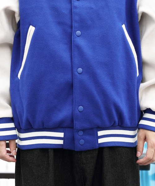 ８(eight)（エイト）の「ライトスタジャン（スタジャン・メンズ・ブラック/パープル/ネイビー/グリーン/マスタード・X-LARGE/LARGE/MEDIUM）」の17枚目の写真