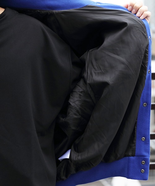 ８(eight)（エイト）の「ライトスタジャン（スタジャン・メンズ・ブラック/パープル/ネイビー/グリーン/マスタード・X-LARGE/LARGE/MEDIUM）」の22枚目の写真