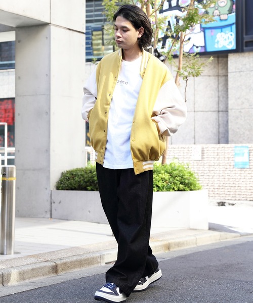 ８(eight)（エイト）の「ライトスタジャン（スタジャン・メンズ・ブラック/パープル/ネイビー/グリーン/マスタード・X-LARGE/LARGE/MEDIUM）」の6枚目の写真