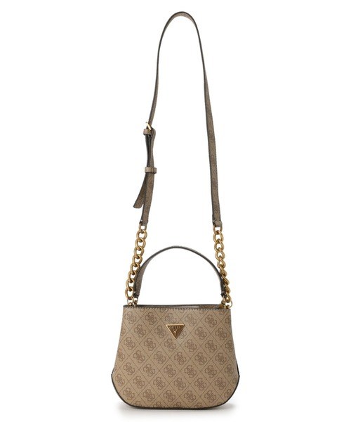 Guess（ゲス）の「ALEXIE Small Bucket（ハンドバッグ・レディース・ベージュ・ONE SIZE）」の2枚目の写真