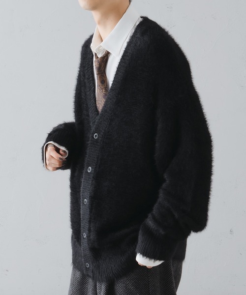 Ⅴネックシャギーカーディガン（カーディガン/ボレロ）｜epnok