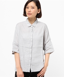 Demi-Luxe BEAMS | 120% LINO / ドルマン レレギュラーカラー 7分袖(シャツ/ブラウス)