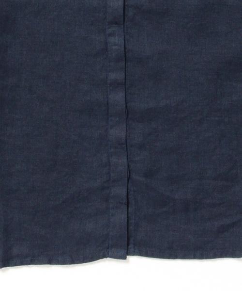 Demi-Luxe BEAMS（デミルクス ビームス）の「120% LINO / ドルマン レレギュラーカラー 7分袖（シャツ/ブラウス・レディース・ライトグレー/ネイビー・ONE SIZE）」の11枚目の写真