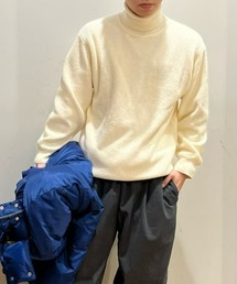 【BACK NUMBER】畦編みタートルニット