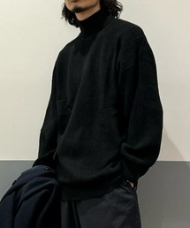 BACK NUMBER | 【BACK NUMBER】畦編みタートルニット(ニット/セーター)