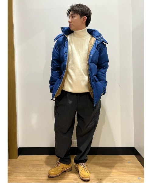 BACK NUMBER(バックナンバー)の「【BACK NUMBER】畦編みタートルニット(ニット/セーター・メンズ・オフホワイト/ブラック・XL/L/M/S)」の11枚目の写真