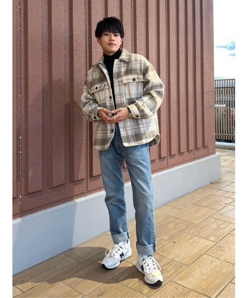 BACK NUMBER(バックナンバー)の「【BACK NUMBER】畦編みタートルニット(ニット/セーター・メンズ・オフホワイト/ブラック・XL/L/M/S)」の14枚目の写真