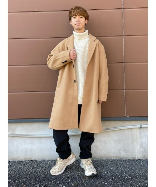 BACK NUMBER(バックナンバー)の「【BACK NUMBER】畦編みタートルニット(ニット/セーター・メンズ・オフホワイト/ブラック・XL/L/M/S)」の17枚目の写真