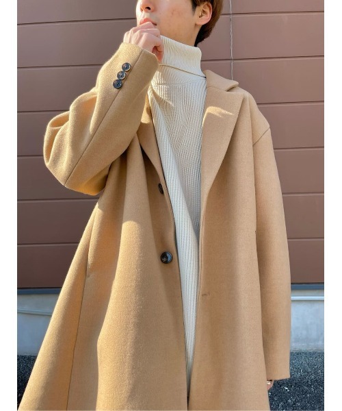 BACK NUMBER(バックナンバー)の「【BACK NUMBER】畦編みタートルニット(ニット/セーター・メンズ・オフホワイト/ブラック・XL/L/M/S)」の18枚目の写真