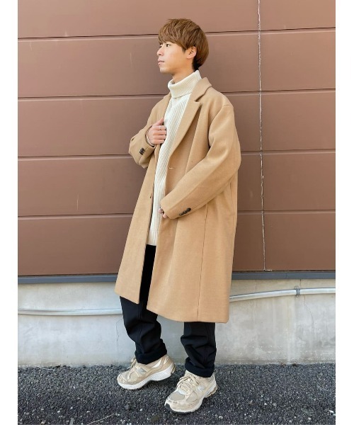 BACK NUMBER(バックナンバー)の「【BACK NUMBER】畦編みタートルニット(ニット/セーター・メンズ・オフホワイト/ブラック・XL/L/M/S)」の19枚目の写真